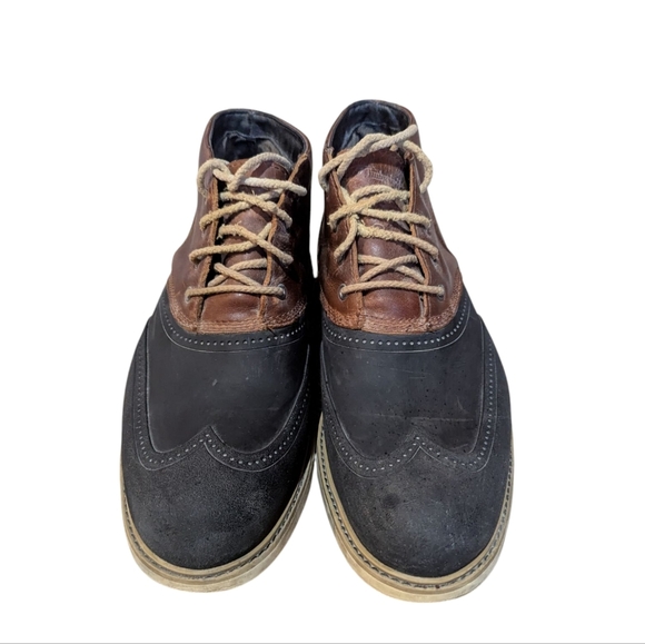 Timberland Boots Stormbucks Duck Chukka Rain Snow Leather Rubber Preppy Classic - Picture 5 of 10